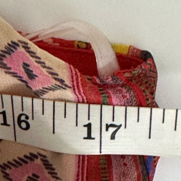 Lush sz lg  sundress in a junior sz  multi colors  spaghetti straps Lined - Picture 4 of 11